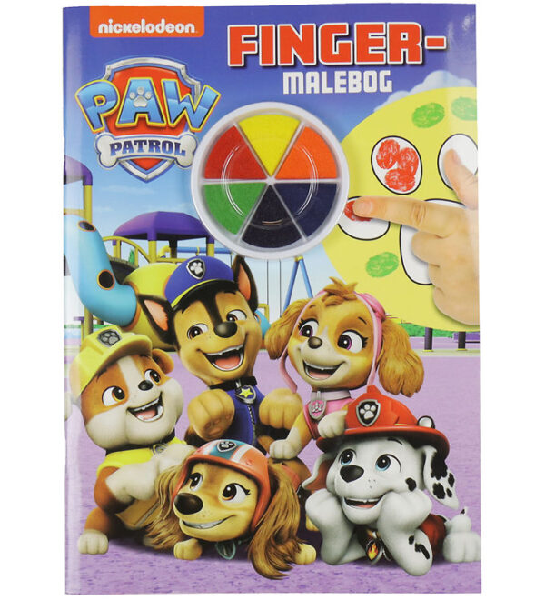 Alvida Bog - Fingermalebog m. Paw Patrol - Dansk
