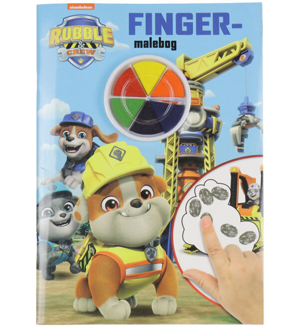 Alvida Bog - Fingermalebog m. Rubble & Crew - Dansk