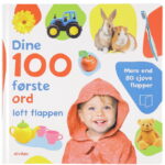 Alvilda Billedbog m. Flapper- Dine 100 Første Ord - Dansk