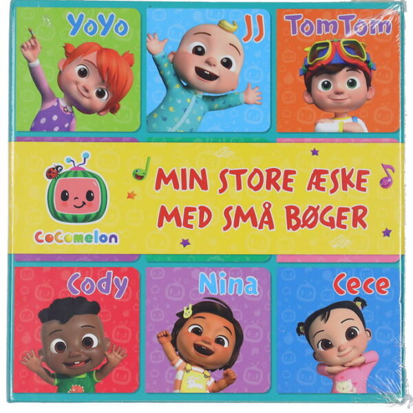 Alvilda Bøger - CoComelon - Min Store Æske Med Små Bøger - 9 Stk