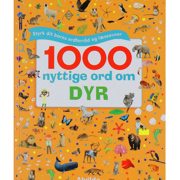 Alvilda Bog - 1000 nyttige ord om dyr