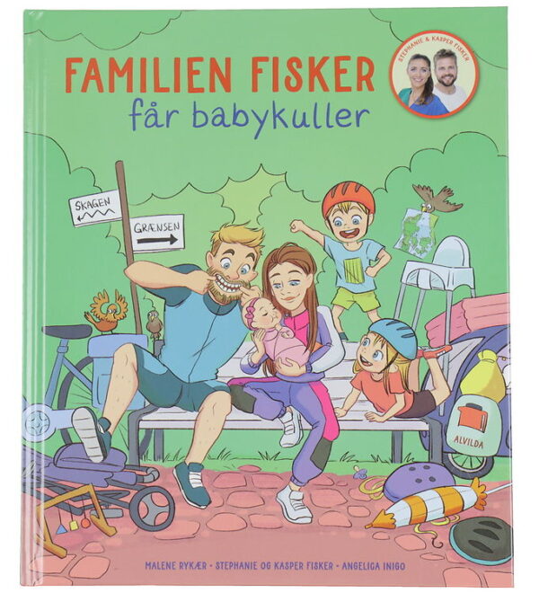 Alvilda Bog - Familien Fisker Får Babykuller - Dansk