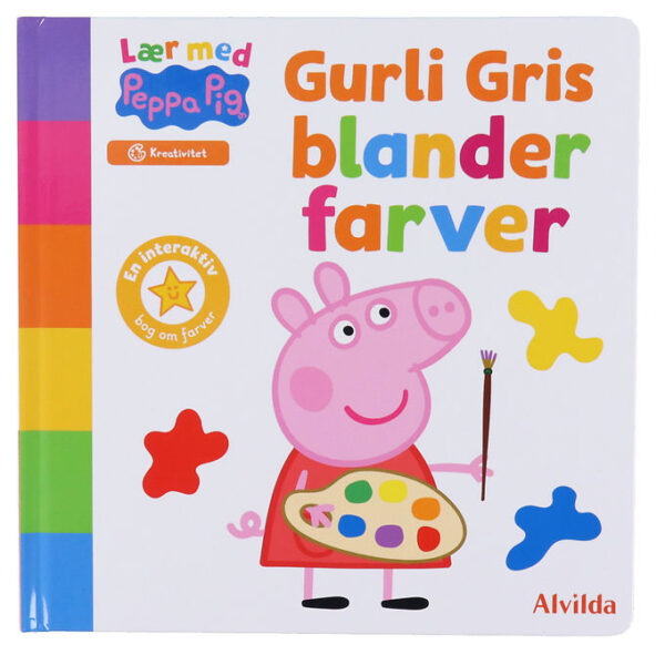 Alvilda Bog - Lær med Gurli Gris - Gurli Gris Blander Farver