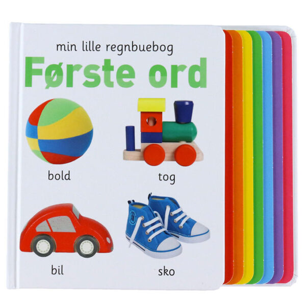 Alvilda Bog - Min Lille Regnbuebog - Første Ord - Dansk