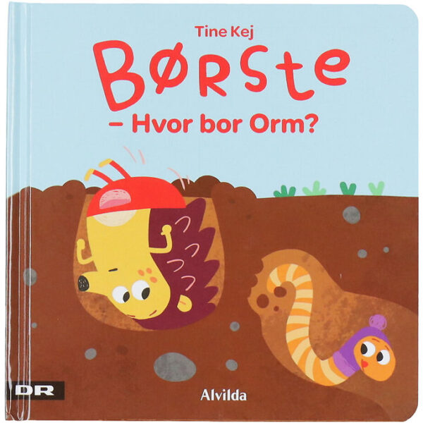 Alvilda Bog - Minisjang - Børste - Hvor Bor Orm ? - Dansk