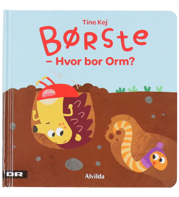 Alvilda Bog - Minisjang - Børste - Hvor Bor Orm ? - Dansk