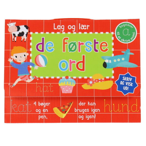 Alvilda Bog - Skriv og Visk Ud - De Første Ord - DA