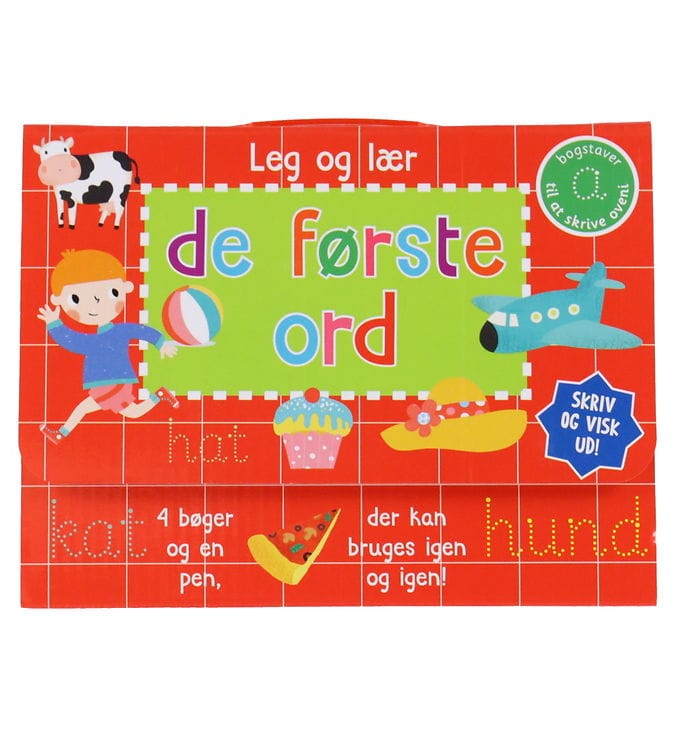 Alvilda Bog - Skriv og Visk Ud - De Første Ord - DA