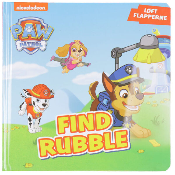 Alvilda Bog m. Flapper - Paw Patrol - Find Rubble - Dansk