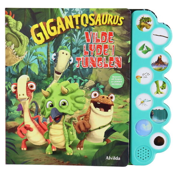 Alvilda Bog m. Lyd - Gigantosaurus - Vilde lyde i junglen