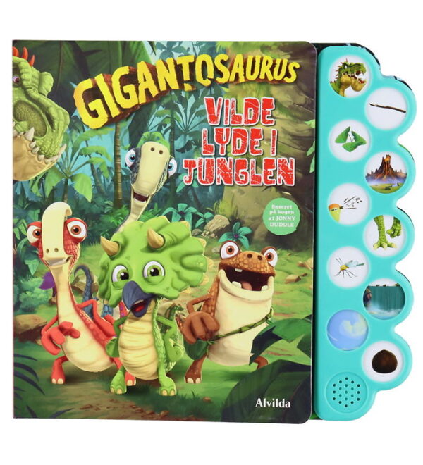 Alvilda Bog m. Lyd - Gigantosaurus - Vilde lyde i junglen