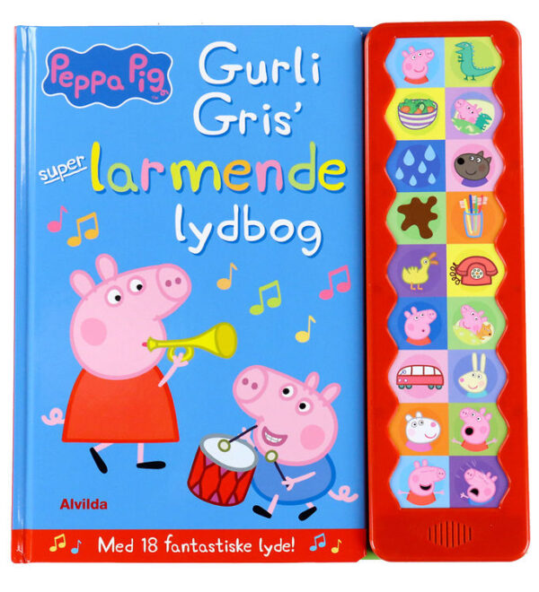 Alvilda Bog m. Lyd - Gurli Gris' Super-larmende Lydbog - Dansk
