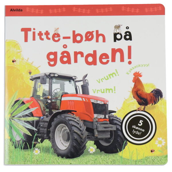 Alvilda Bog m. Lyd - Titte-Bøh På Gården - Dansk