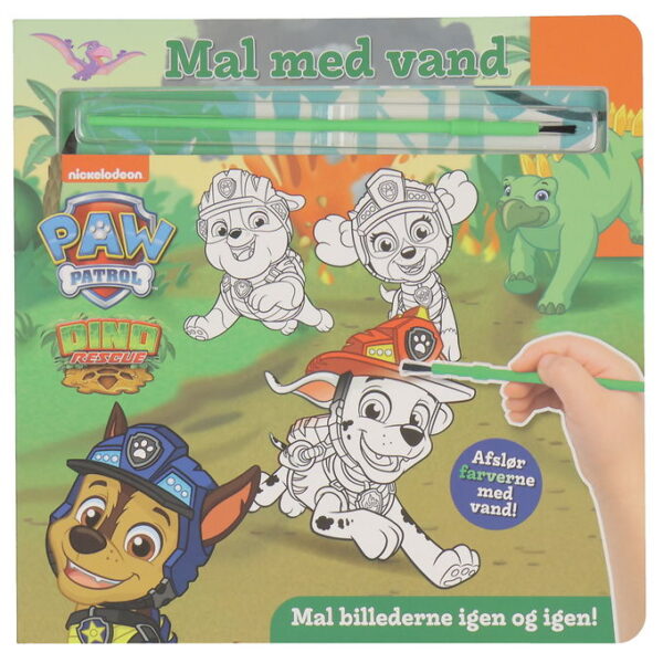 Alvilda Malebog - Mal Med Vand - Paw Patrol Dinoer