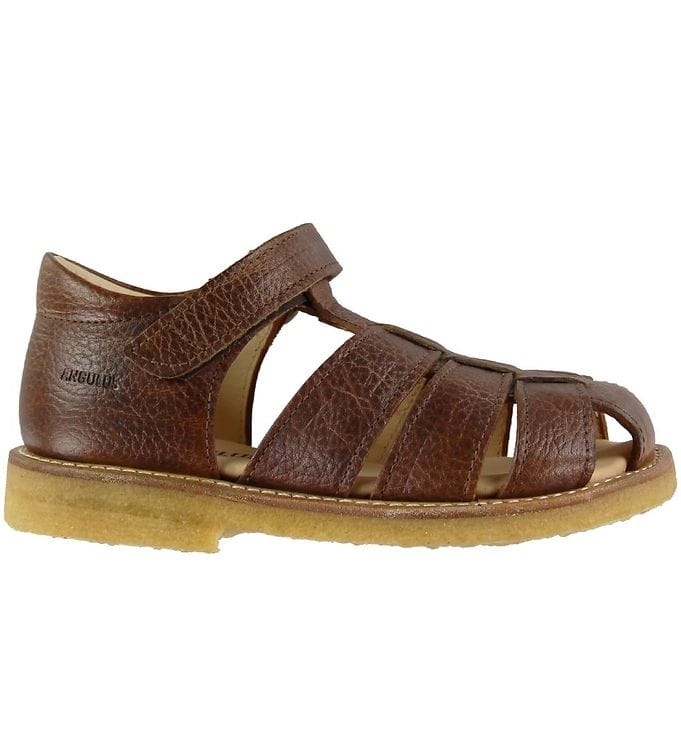 Angulus Sandaler - Cognac m. Velcro Angulus Sandaler - Cognac m. Velcro