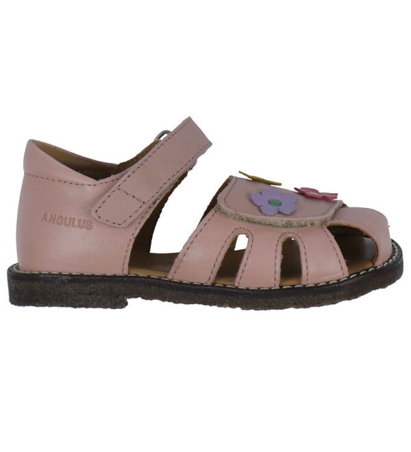 Angulus Sandaler - Pale Rose m. Blomster