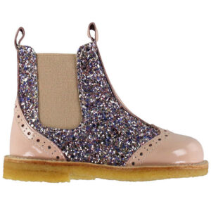 Angulus Støvler - Chelsea - Rosebud/Pastel m. Glimmer