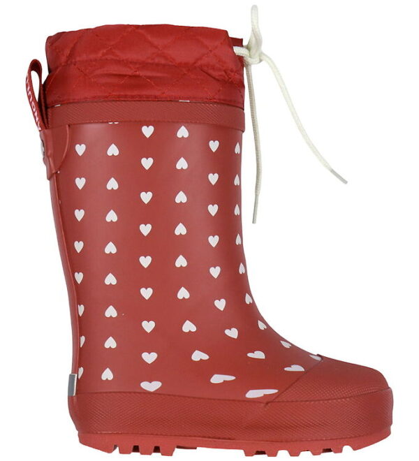 Angulus Termostøvler m. Uldfor - Red Hearts