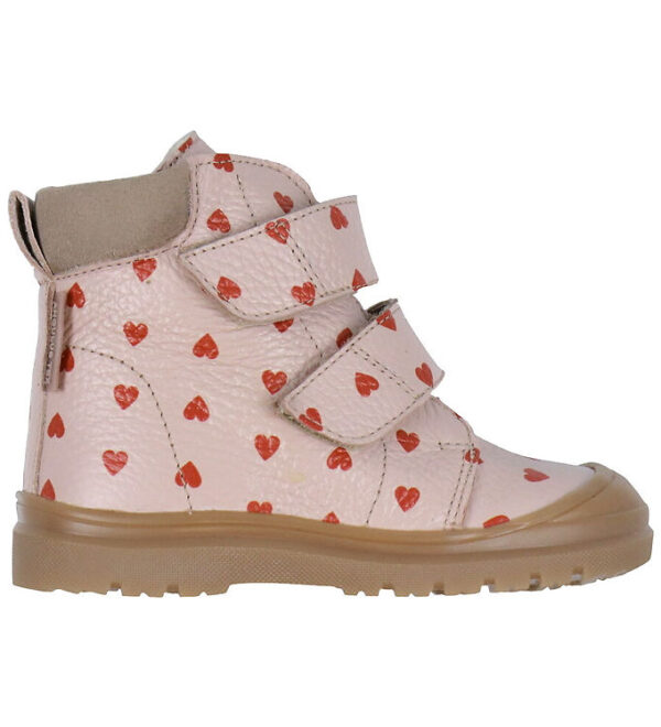 Angulus Vinterstøvler - Tex - Rose Hearts/Dusty Mauve