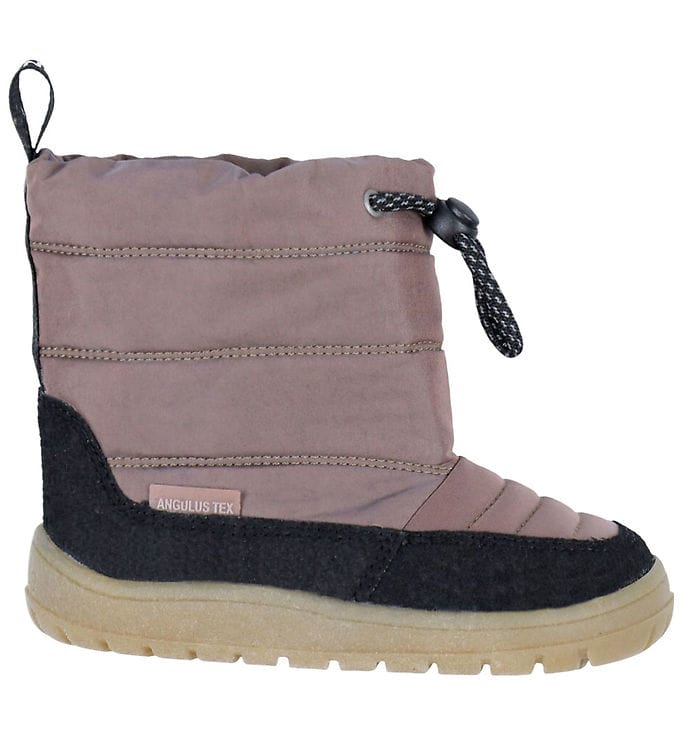 Angulus Vinterstøvler - Tex - Sort/Dusty Rouge
