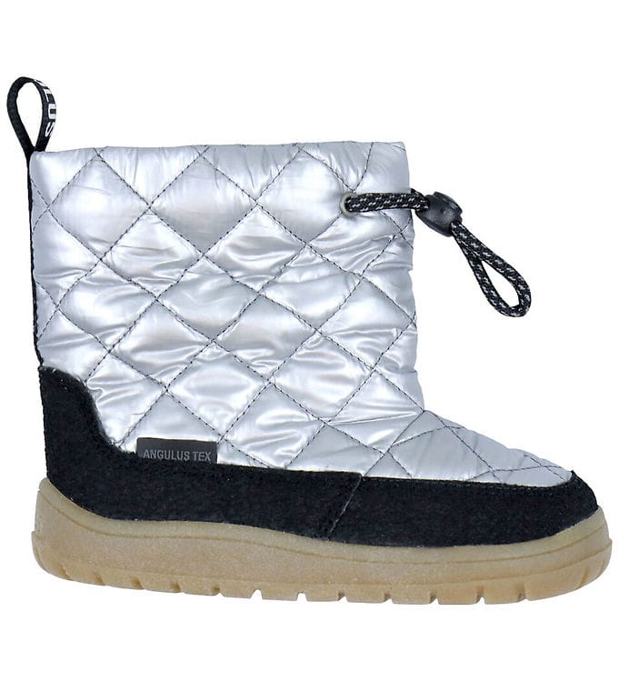Angulus Vinterstøvler - Tex - Sort/Sølv