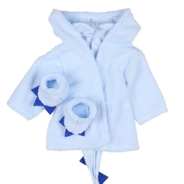 Asi Dukketilbehør - Badekåbe - 46 cm - Blå