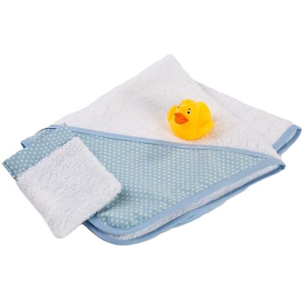 Asi Dukketilbehør - Badeslag - 36-43 cm - Blå/Hvid