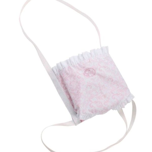 Asi Dukketilbehør - Bæresele - 36-46 cm - Hvid/Rosa