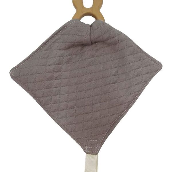 Asi Dukketilbehør - Comforter - Vintage Print Grey And Blue