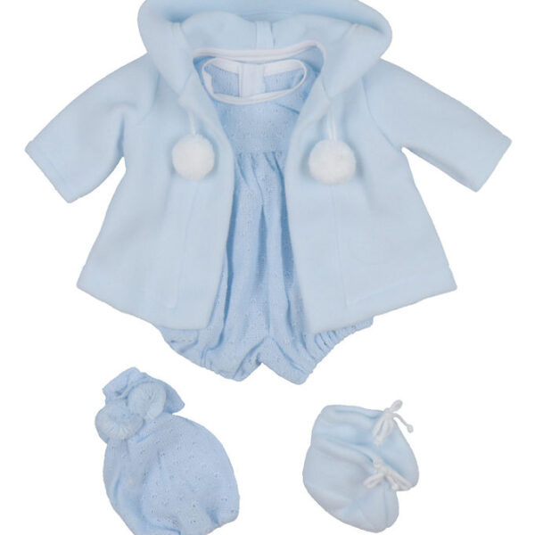 Asi Dukketøj - 46 cm - Leo - Blå