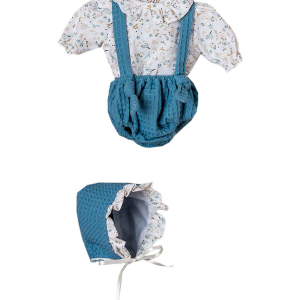 Asi Dukketøj - 46 cm - Leo - Blå/Hvid