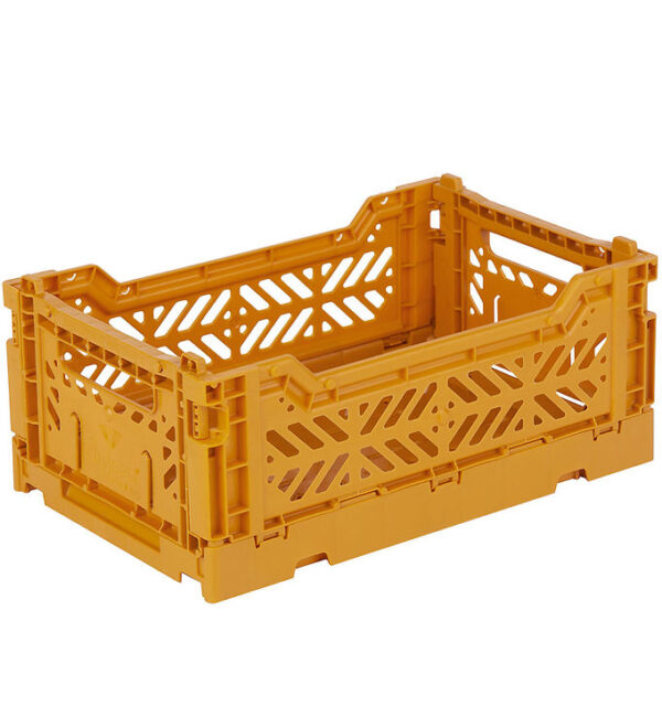 Aykasa Foldekasse - 27x17x11 cm - Mini - Mustard