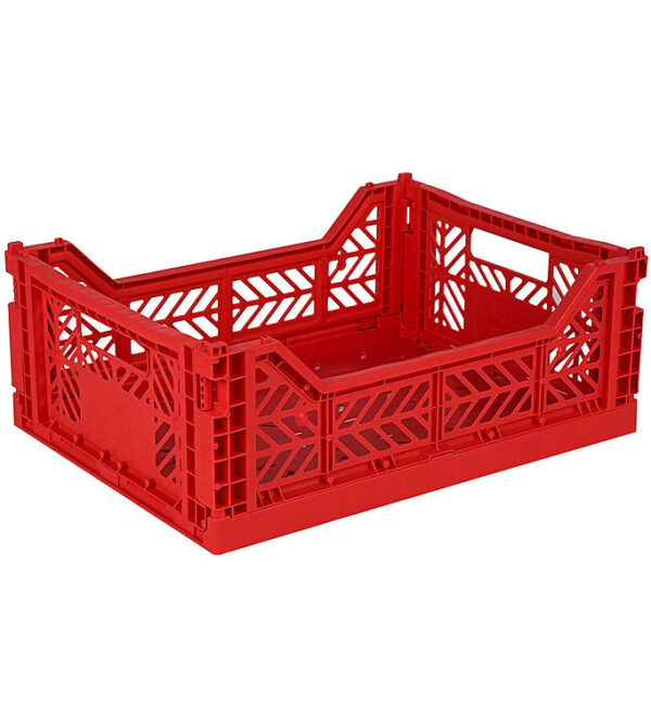 Aykasa Foldekasse - 40x30x15 cm - Midi - Rød
