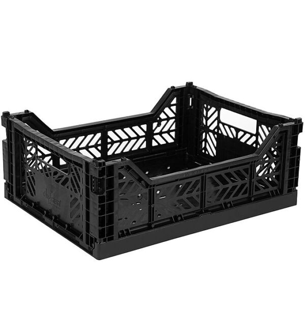 Aykasa Foldekasse - 40x30x15 cm - Midi - Sort