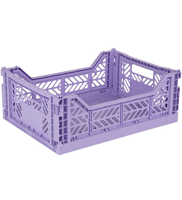 Aykasa Foldekasse - 40x30x15 cm - Midi - Taro Milk Tea