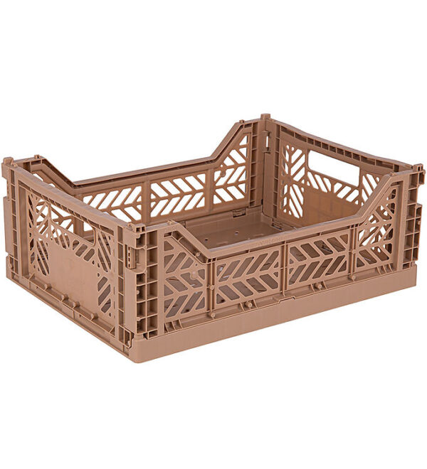 Aykasa Foldekasse - 40x30x15 cm - Midi - Warm Taupe