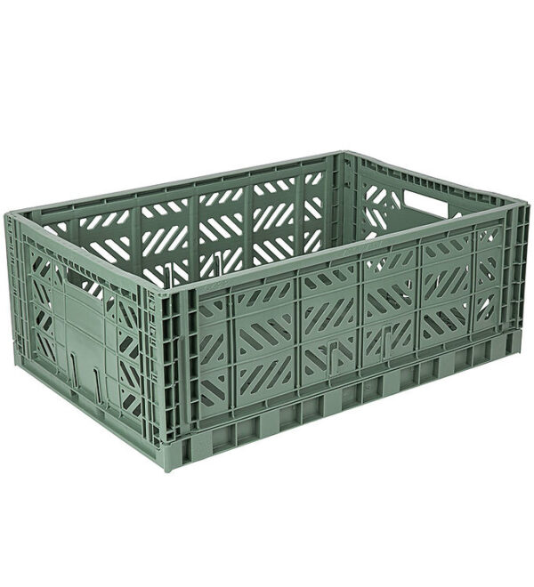 Aykasa Foldekasse - 60x40x22 cm - Maxi - Almond Green