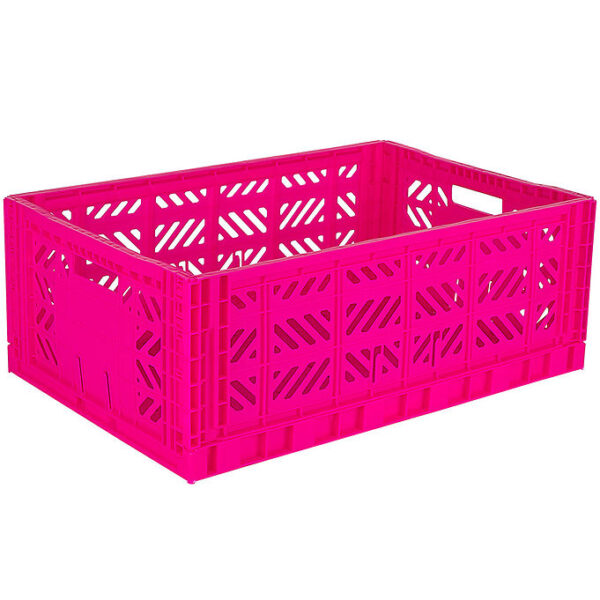 Aykasa Foldekasse - 60x40x22 cm - Maxi - Neon Pink Aykasa Foldekasse - 60x40x22 cm - Maxi - Neon Pink