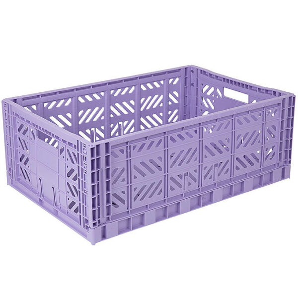 Aykasa Foldekasse - 60x40x22 cm - Maxi - Taro Milk Tea