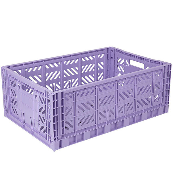 Aykasa Foldekasse - 60x40x22 cm - Maxi - Taro Milk Tea