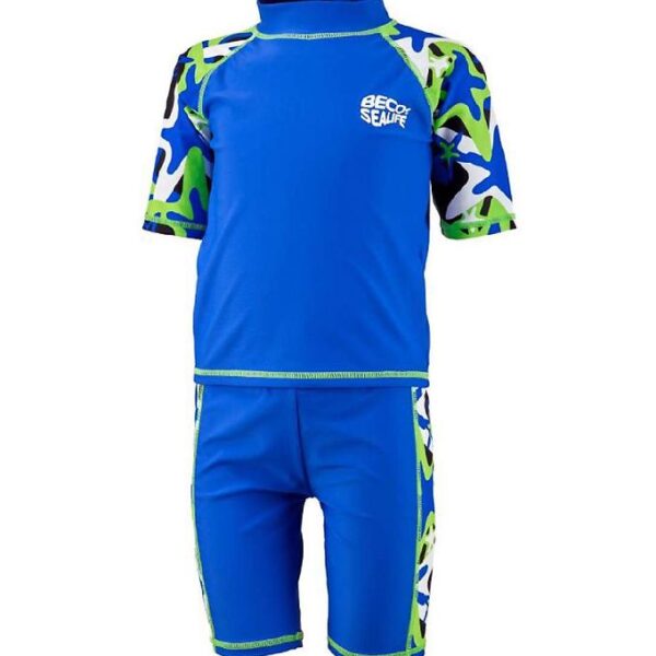BECO Badetøj - Badebluse/Badebukser - UV50+ - Blå