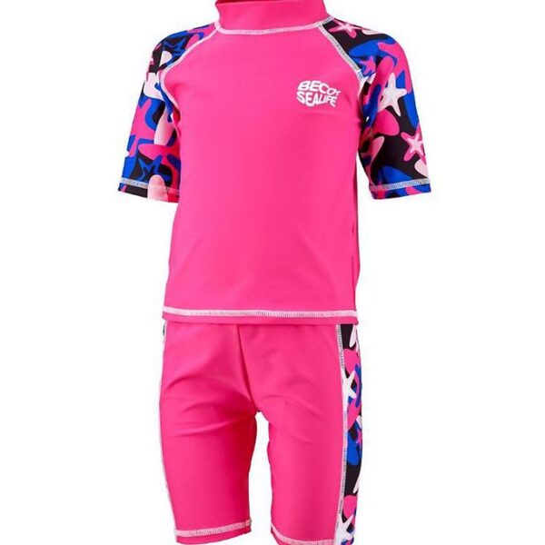 BECO Badetøj - Badebluse/Badebukser - UV50+ - Pink