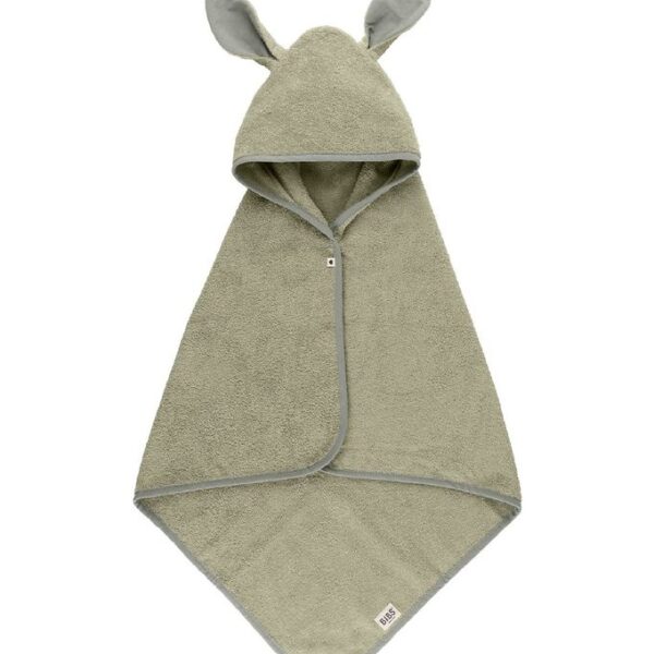 BIBS Babyhåndklæde - 68x66 cm - Kangaroo - Sage