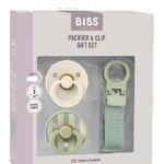 BIBS Colour Gavesæt - Sutter/Suttesnor - Str. 1 - Sage