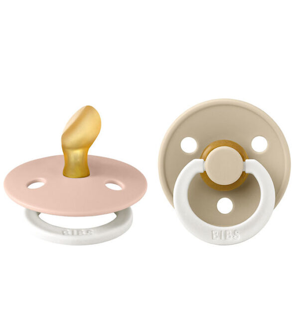 BIBS Colour Natsutter - 2-pak - Str. 1 - Anatomisk - Blush/Van