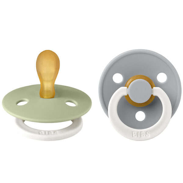BIBS Colour Natsutter - 2-pak - Str. 1 - Symmetrisk - Sage/Clo