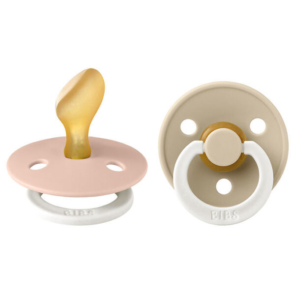 BIBS Colour Natsutter - 2-pak - Str. 2 - Anatomisk - Blush/Van BIBS Colour Natsutter - 2-pak - Str. 2 - Anatomisk - Blush/Van