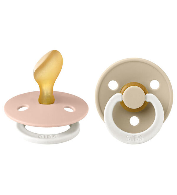 BIBS Colour Natsutter - 2-pak - Str. 2 - Anatomisk - Blush/Van BIBS Colour Natsutter - 2-pak - Str. 2 - Anatomisk - Blush/Van