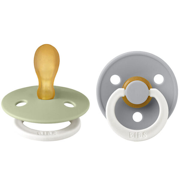 BIBS Colour Natsutter - 2-pak - Str. 2 - Symmetrisk - Sage/Clo