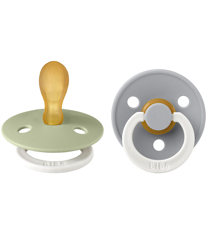 BIBS Colour Natsutter - 2-pak - Str. 2 - Symmetrisk - Sage/Clo BIBS Colour Natsutter - 2-pak - Str. 2 - Symmetrisk - Sage/Clo